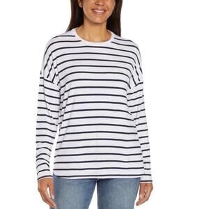 GAP Womans Medium Lightweight Shirt Casual Stripe Long Sleeve Top Size M. RS.
